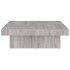 Mesa de centro madera contrachapada gris Sonoma 90x90x28