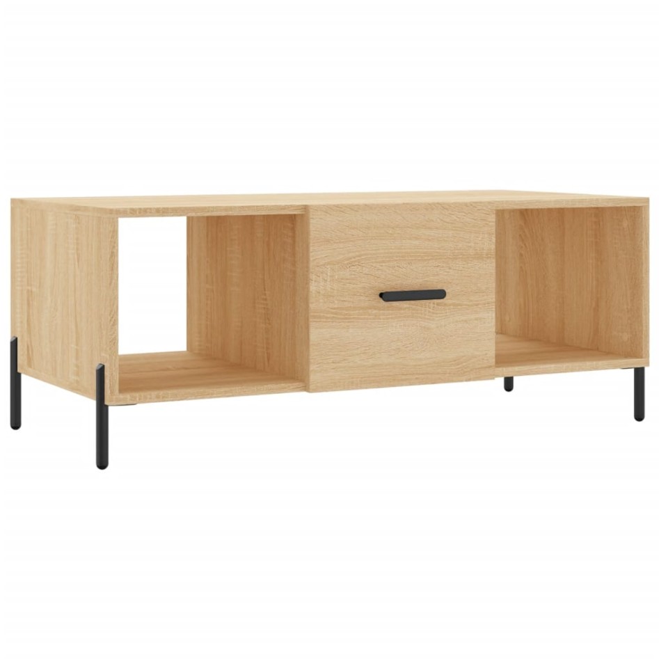 Mesa de centro madera contrachapada roble Sonoma 102x50x40