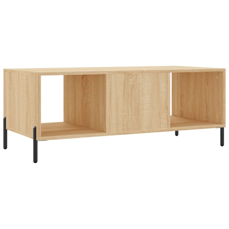 Mesa de centro madera contrachapada roble Sonoma 102x50x40