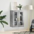 Armario de pared gris hormigón 69,5x34x90