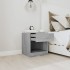 Mesitas de noche 2 unidades con cajón gris