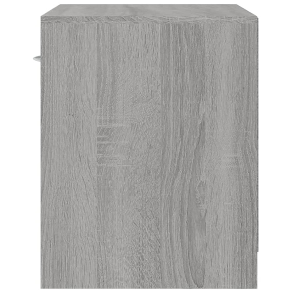 Mesitas de noche 2 unidades con cajón gris