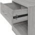Mesitas de noche 2 unidades con cajón gris