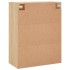 Armario de pared roble Sonoma 69,5x34x90