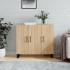 Aparador de madera de ingeniería roble Sonoma 90x34x80