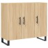 Aparador de madera de ingeniería roble Sonoma 90x34x80