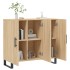 Aparador de madera de ingeniería roble Sonoma 90x34x80