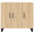Aparador de madera de ingeniería roble Sonoma 90x34x80