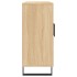 Aparador de madera de ingeniería roble Sonoma 90x34x80
