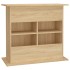 Soporte para acuario madera ingeniería roble Sonoma 81x36x73