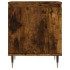 Mesitas de noche 2 uds madera ingeniería roble humo 40x30x50