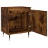 Mesitas de noche 2 uds madera ingeniería roble humo 40x30x50