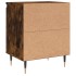 Mesitas de noche 2 uds madera ingeniería roble humo 40x30x50