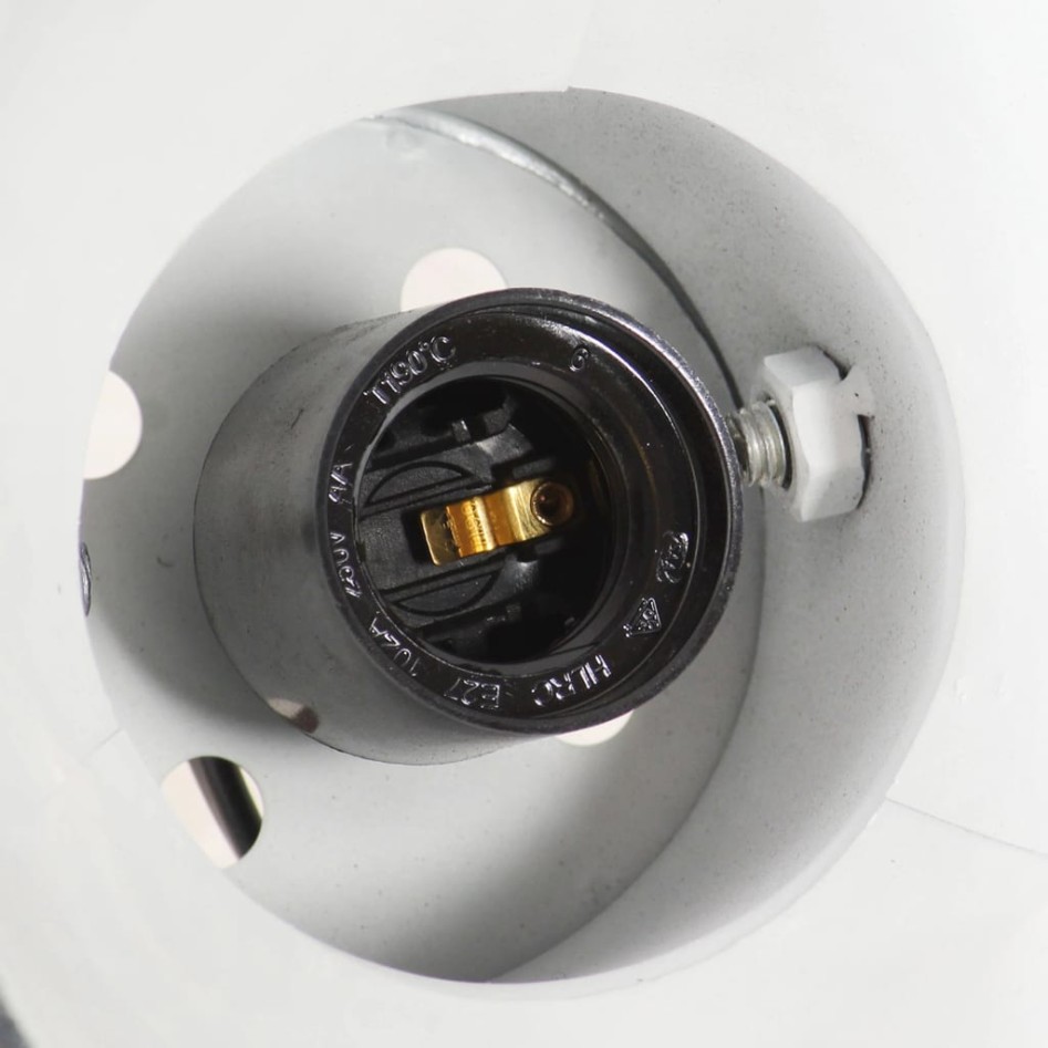 Lámparas industriales de pared/techo 2 uds negro 20x25 cm