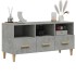 Mueble de TV madera de ingeniería gris hormigón 102x36x50