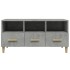 Mueble de TV madera de ingeniería gris hormigón 102x36x50