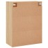 Armario de pared roble Sonoma 69,5x34x90