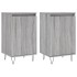 Aparadores 2 uds madera de ingeniería gris Sonoma 40x35x70