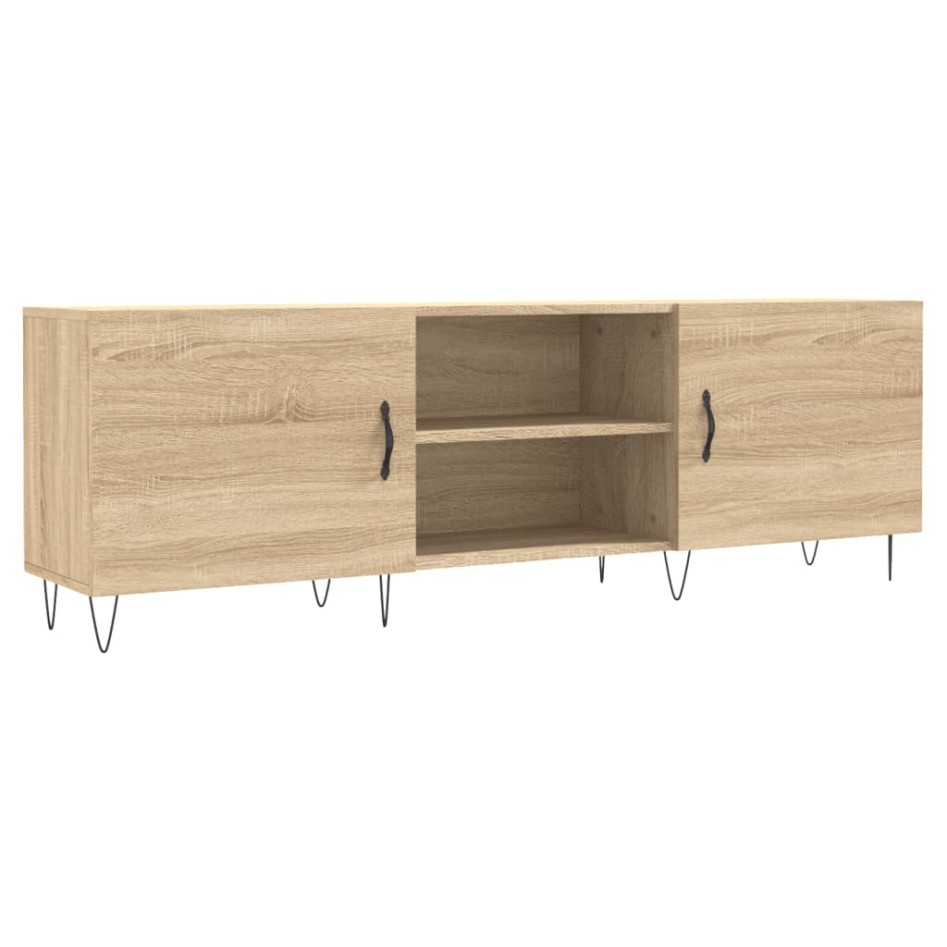 Mueble para TV madera de ingeniería roble Sonoma 150x30x50