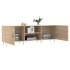 Mueble para TV madera de ingeniería roble Sonoma 150x30x50