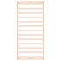 Estructura de cama de madera maciza 100x200