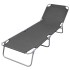 Tumbona plegable con respaldo ajustable