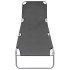 Tumbona plegable con respaldo ajustable