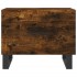 Mesa de centro 2 uds madera ingeniería roble ahumado