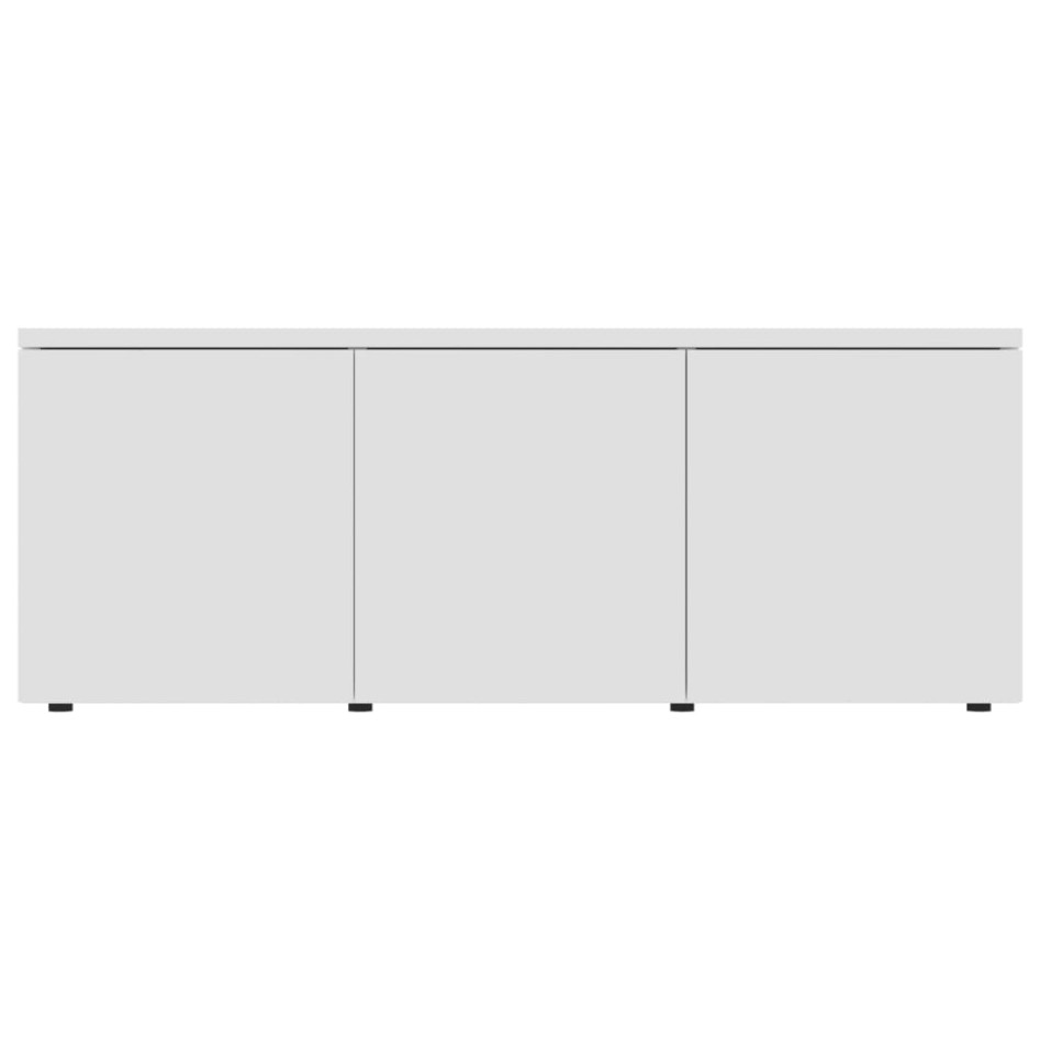 Mueble para TV madera contrachapada blanco 80x34x30