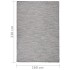 Alfombra de exterior de tejido plano marrón y azul 160x230