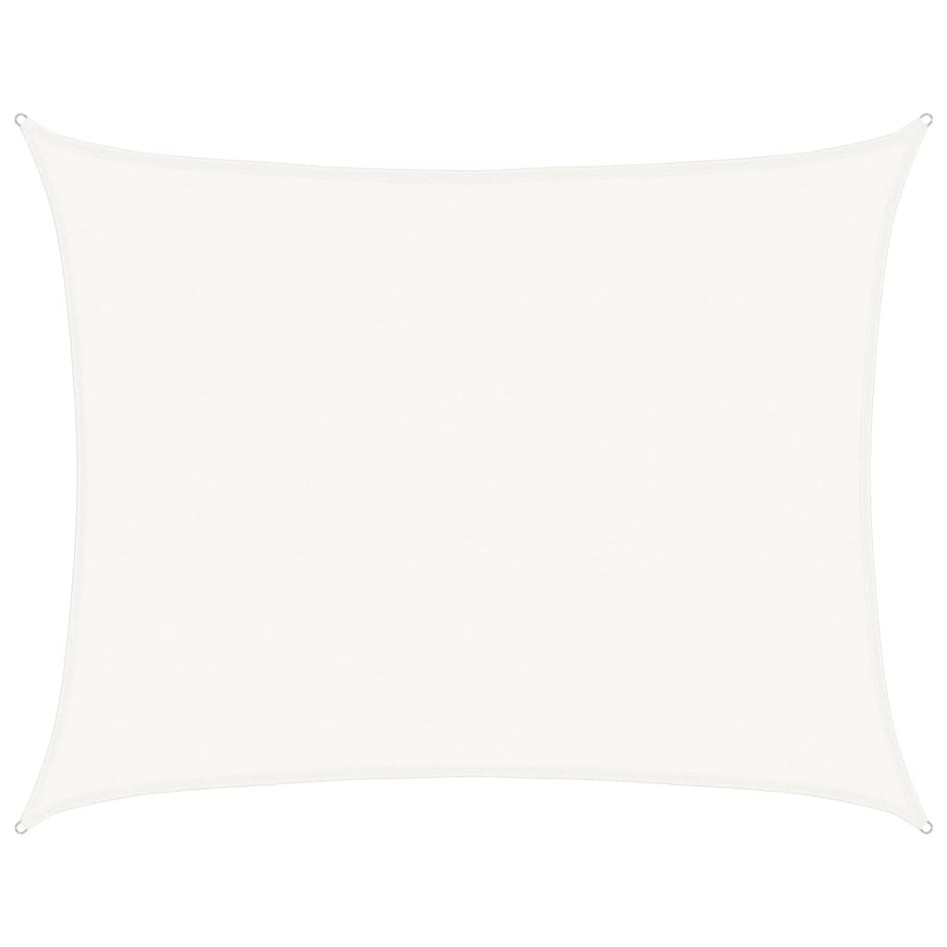 Toldo de vela blanco HDPE 160 g/m² 6x7