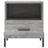 Mesitas noche 2 uds madera ingeniería gris Sonoma 40x35x47,5