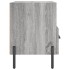 Mesitas noche 2 uds madera ingeniería gris Sonoma 40x35x47,5