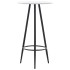 Mesa alta de cocina MDF blanco 60x107,5