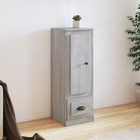 Aparador alto madera contrachapada gris Sonoma 36x35,5x103,5
