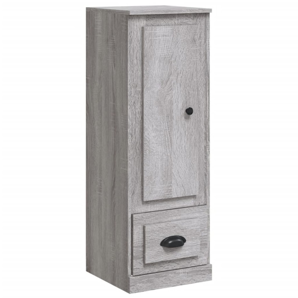 Aparador alto madera contrachapada gris Sonoma 36x35,5x103,5