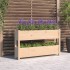 Jardinera de madera maciza de pino 112x25x66
