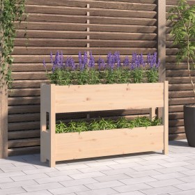 Jardinera de madera maciza de pino 112x25x66