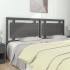 Cabecero de cama madera maciza de pino gris 205,5x4x100