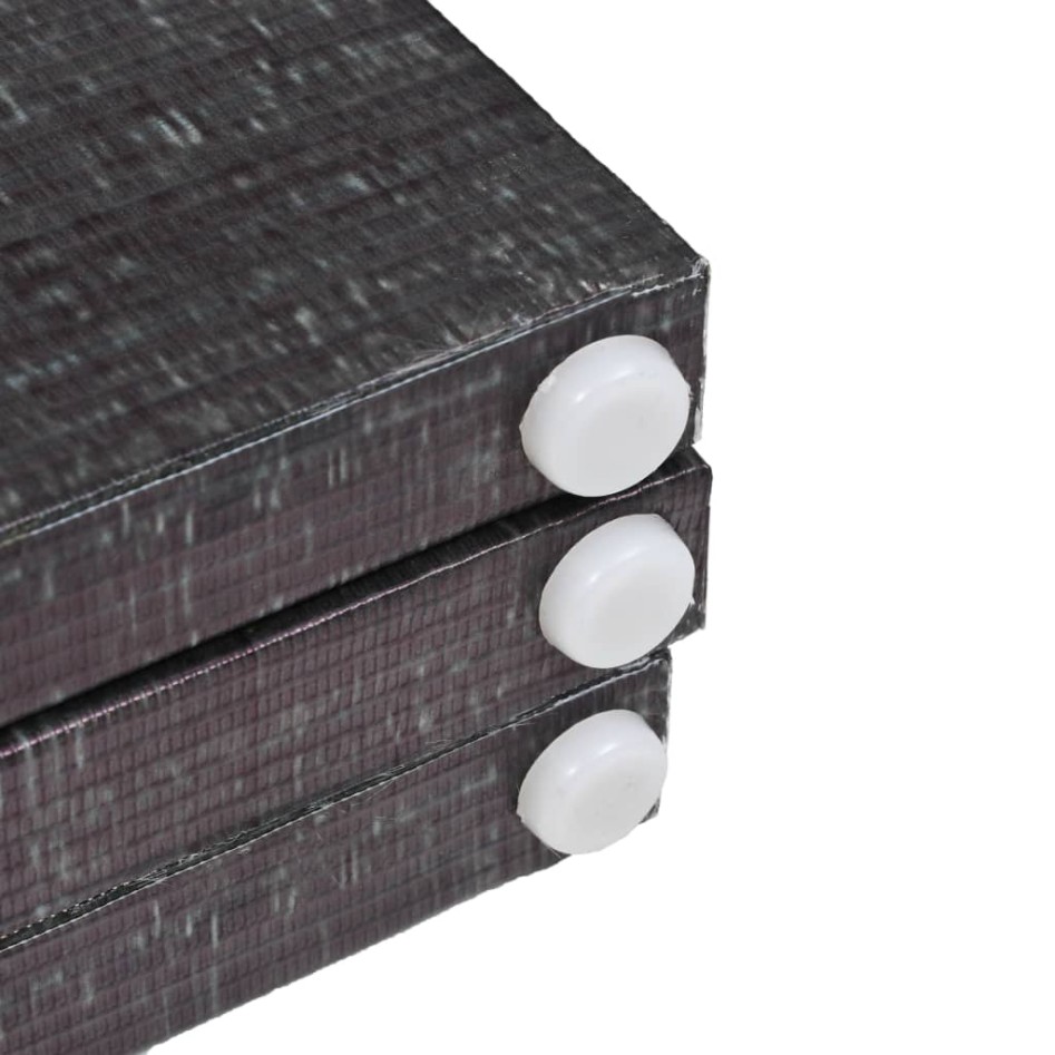 Biombo divisor plegable 120x170 cm plumas blanco y