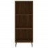 Aparador de madera de ingeniería marrón roble 34,5x32,5x90