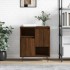 Aparador madera contrachapada marrón roble 60x35x70