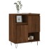 Aparador madera contrachapada marrón roble 60x35x70