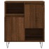 Aparador madera contrachapada marrón roble 60x35x70