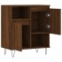 Aparador madera contrachapada marrón roble 60x35x70