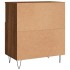 Aparador madera contrachapada marrón roble 60x35x70
