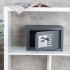 HI Caja fuerte con cierre eléctrico gris 31x20x20