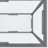 Mesa consola transparente vidrio templado 140x35x75,5