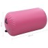 Rollo hinchable de gimnasia con bomba PVC rosa 100x60