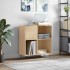 Mueble discos madera contrachapada roble Sonoma 84,5x38x89